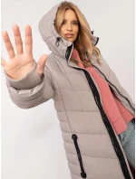 Płaszcz model 20692216 ciemny bezowy - FPrice