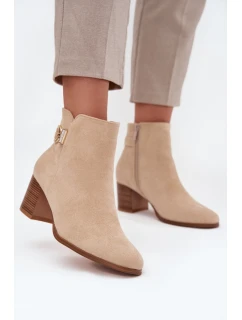 Boty na podpatku model 216812 Step in style