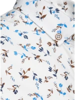 FashionStreet pánská bílá košile s krátkým rukávem KX1040