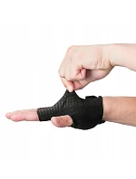 Cyklistické rukavice Rockbros S169BGR L s gelovými polštářky - šedé