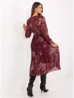 Sukienka IT SK bordowy model 21717624 - FPrice Sukienka IT SK bordowy model 21717624 - FPrice