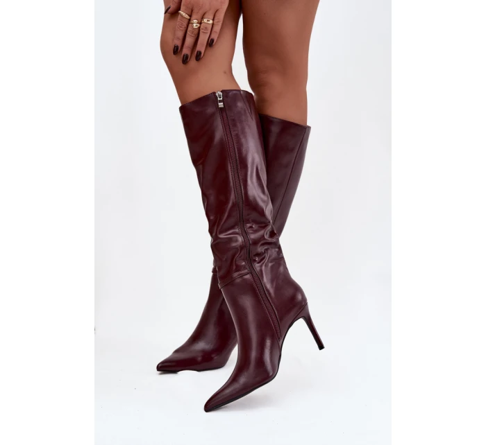 Kozačky na podpatku  model 220725 Step in style