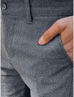 Pánské tmavě šedé kalhoty FashionStreet UX4384