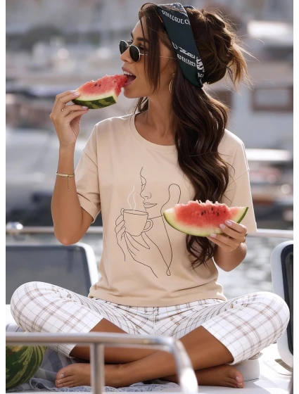 Pyžamo Cornette 775/340 Morning kr/r S-2XL