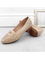 Ažurové polobotky M.Daszynski W SAN35 zlatá