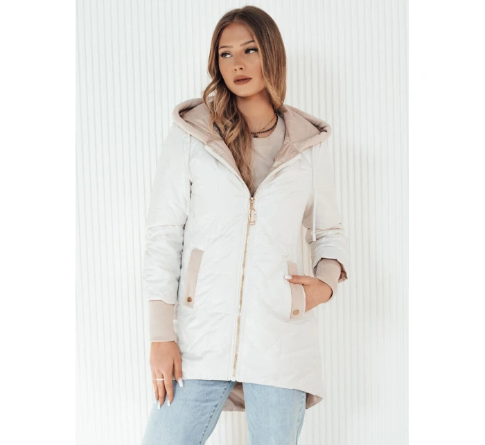 Dámská prošívaná bunda FLONSA bílá FashionStreet TY4169