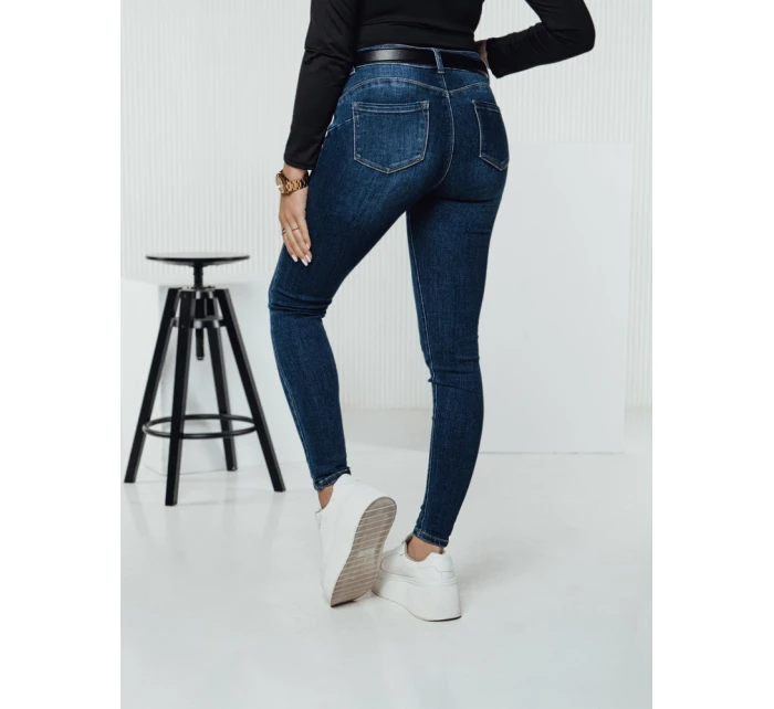 Dámské džínové úzké kalhoty DIVETTI navy blue FashionStreet UY2330