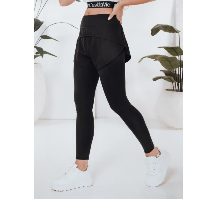 Dámské sportovní legíny GIRLJUMP black FashionStreet UY2722