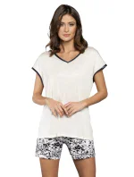 Italská móda Pasja kr.r. kr.sp. barva:bílá/potisk