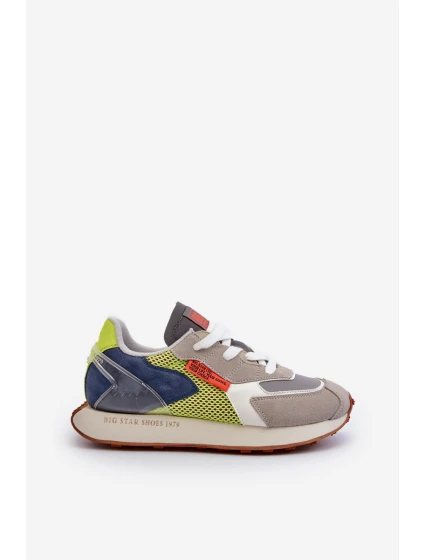 Pánské sportovní tenisky s paměťovou pěnou Memory Foam od Big Star NN174344 šedé Pánské sportovní tenisky s paměťovou pěnou Memory Foam od Big Star NN174344 šedé