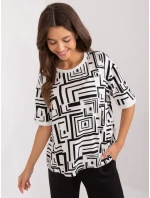 Bluzka LK BZ model 20148874 ecru - FPrice Bluzka LK BZ model 20148874 ecru - FPrice