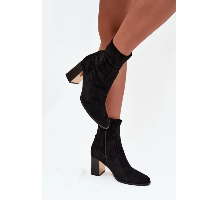 Boty na podpatku  model 218723 Step in style