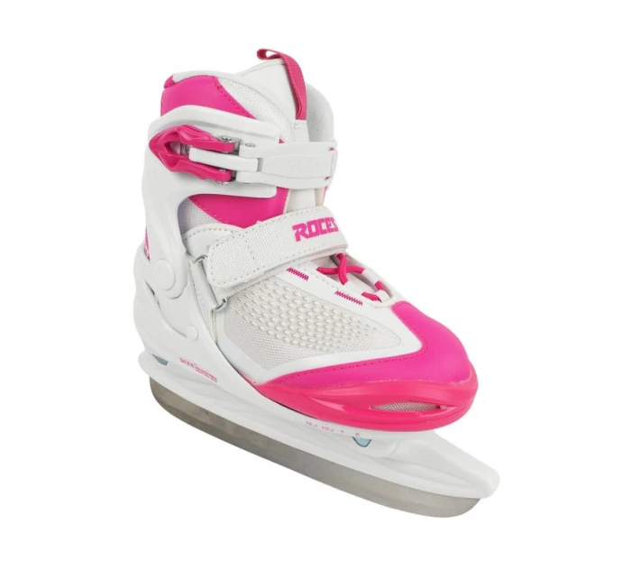 Brusle Roces Moody Ice X bílé a růžové 450744 001 Brusle Roces Moody Ice X bílé a růžové 450744 001