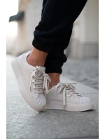 Dámské tenisky se zdobením na platformě béžové Eanneth Dámské tenisky se zdobením na platformě béžové Eanneth