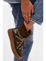 Dámské sněhule s tmavě zelené model 21757764 - Boto Dámské sněhule s tmavě zelené model 21757764 - Boto