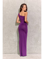 Dámské společenské šaty tmavě fialová  Roco Fashion model 18497195 - FLIKE