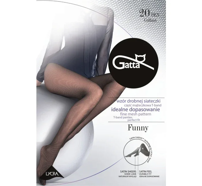 Dámské matné punčochové kalhoty FUNNY - Lycra, 20 DEN