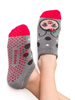 DĚTSKÉ FROTÉ S ABS 134 MELANGE GREY 32-34