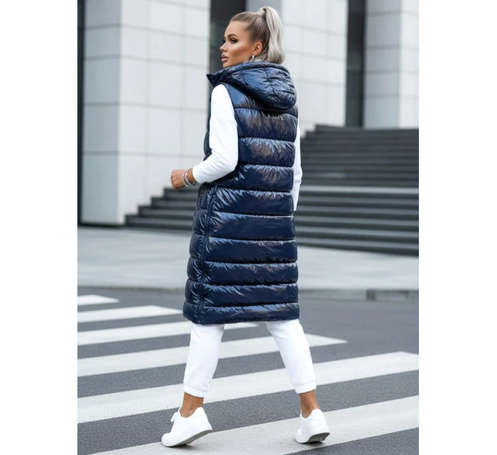 Dámská prošívaná vesta modrá Dstreet model 21970177 - FashionStreet