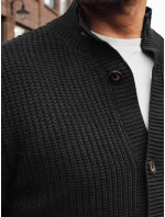 Pánský svetr černá FashionStreet WX2347 Pánský svetr černá FashionStreet WX2347