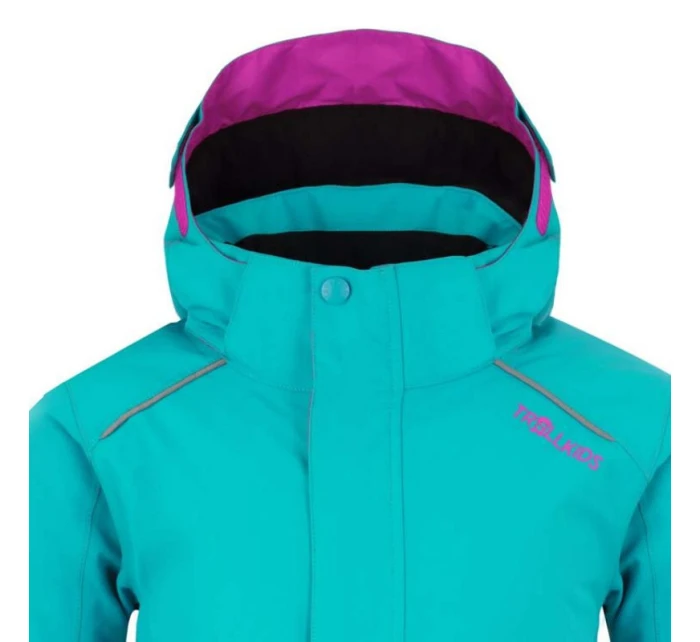 Kids Dětská bunda Pro s kapucí tyrkysová model 21351297 - Trollkids