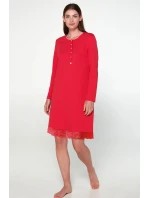 Vamp - Bavlněná noční košile s knoflíky 21935 - Vamp Vamp - Bavlněná noční košile s knoflíky 21935 - Vamp