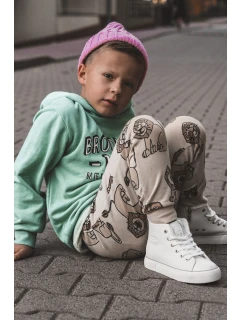 Dětské vysoké tenisky se zipem Big Star model 21599355 Bíle - Big Star Shoes