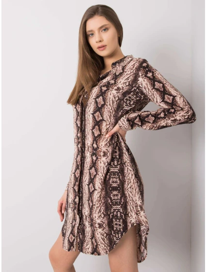 Šaty TO SK 1103 9.10P hnědá