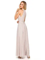 Maxi šaty s výstřihem model 18004693 - Moe