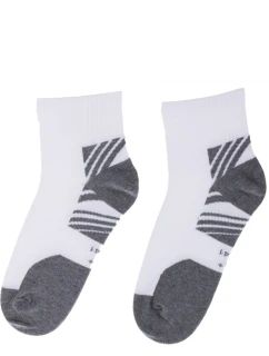 MLADÉ PÁNSKÉ PONOŽKY VZOROVANÉ AG+ BÍLÉ 39/41