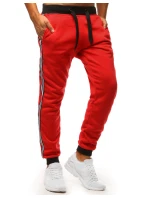 Pánské tepláky červené model 21964226 - FashionStreet Pánské tepláky červené model 21964226 - FashionStreet