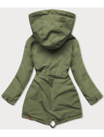 Dámská bunda v khaki barvě s kapucí model 17217539 - CANADA Mountain