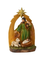 VÁNOČNÍ BETLÉM STÁJ SVATÁ RODINA 13CM JOSEF