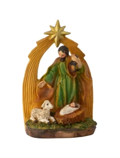 VÁNOČNÍ BETLÉM STÁJ SVATÁ RODINA 13CM JOSEF