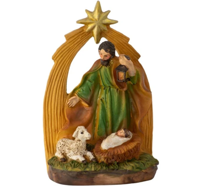 VÁNOČNÍ BETLÉM STÁJ SVATÁ RODINA 13CM JOSEF