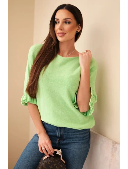 Svetr dámský typu s kulatým výstřihem model 21949274 - K-Fashion