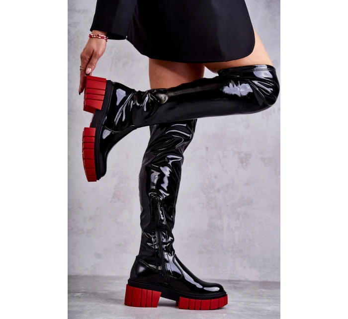 Patentované dámské kozačky Černe Callen Patentované dámské kozačky Černe Callen