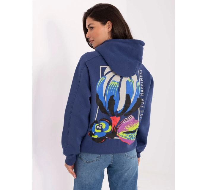 Mikina D10600BK02784A tmavě modrá Mikina D10600BK02784A tmavě modrá