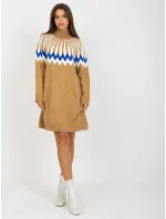 Dámské šaty LC SK 0098 okrové