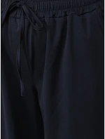 Dámské jogger kalhoty s gumou v pase, tmavě modré, FashionStreet UY3166 Dámské jogger kalhoty s gumou v pase, tmavě modré, FashionStreet UY3166