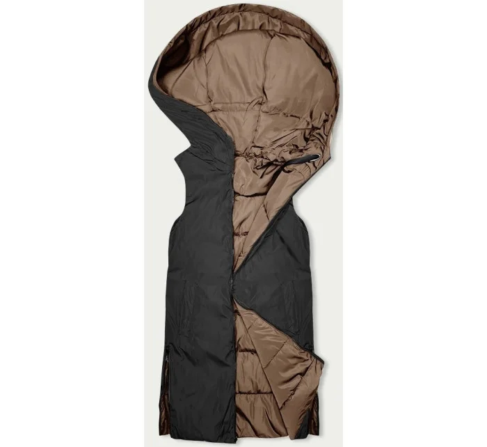 dlouhá dámská oboustranná vesta model 19576600 - S'WEST