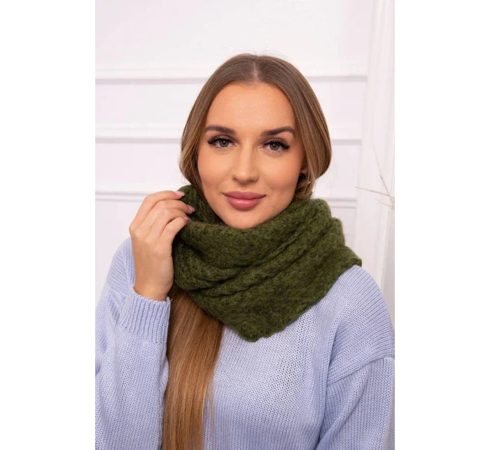 model 18752049 Dámský khaki komín - K-Fashion