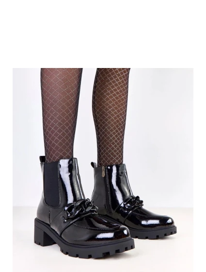 Boty na podpatku model 219410 Solea Boty na podpatku model 219410 Solea