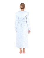 Flora s kapucí model 20647526 modrá vzor - Vestis