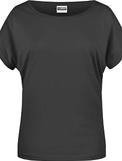 Dámské tričko z bio bavlny 02. black model 22533901 - Daiber