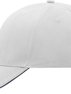 MB 24 6 panelová sandwich kšiltovka model 22502291 white/navy - Daiber