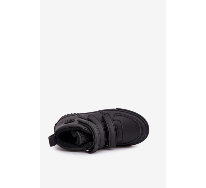 Zateplené boty sneakers pro děti na suchý zip Big Star model 21706387 Černé - Big Star Shoes
