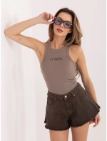 Top model 22020700 ciemny bezowy - FPrice Top model 22020700 ciemny bezowy - FPrice