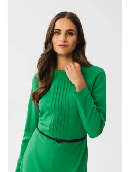 Šaty s předními  zelené model 18882481 - STYLOVE