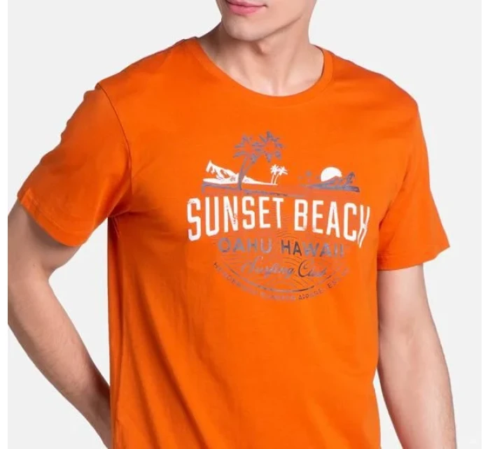 Led pyžamo model 17584550 Oranžová a tmavě modrá - Henderson